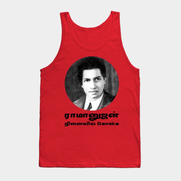 Remember Ramanujan Tank Top by tuditees